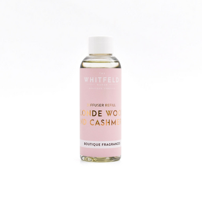 Blonde wood and cashmere diffuser refill