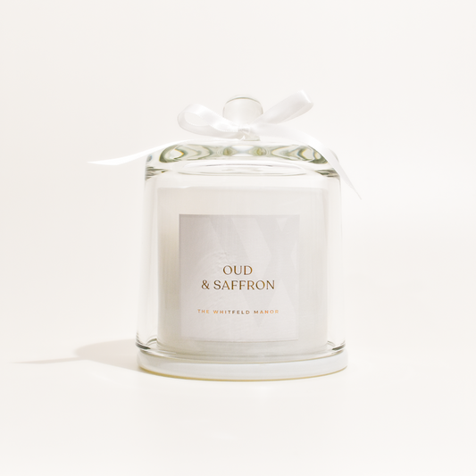 Oud and saffron candle (NEW)